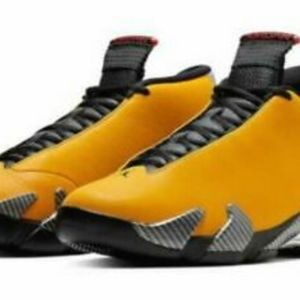 Jordan 14 Retro Ferrari University Gold
